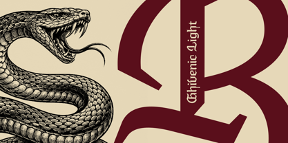 Ghivenic Font Poster 10