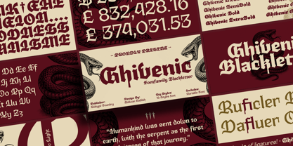 Ghivenic Font Poster 1
