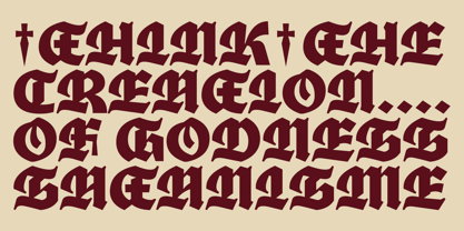 Ghivenic Font Poster 6