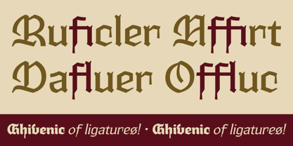 Ghivenic Font Poster 8