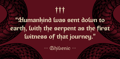 Ghivenic Font Poster 5