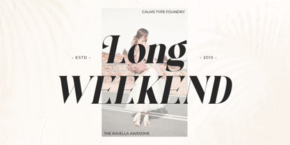 The Ravella Awesome Font Poster 6