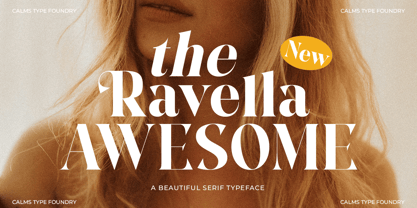 The Ravella Awesome Font Poster 1