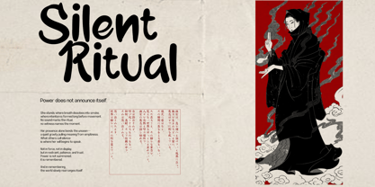 Awateru Font Poster 5