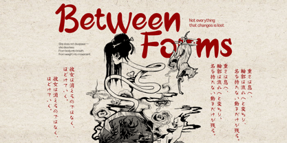 Awateru Font Poster 9