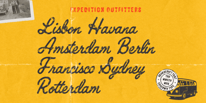 Roadscript Font Poster 6