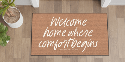 Floral Buttercup Font Poster 11