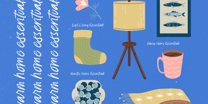Floral Buttercup Font Poster 13