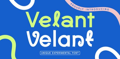 Velant Font Poster 1
