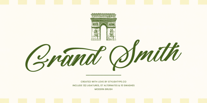 Grand Smith Font Poster 1