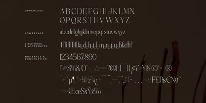 Sageffine Font Poster 7
