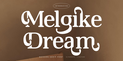 Melgike Dream Font Poster 1