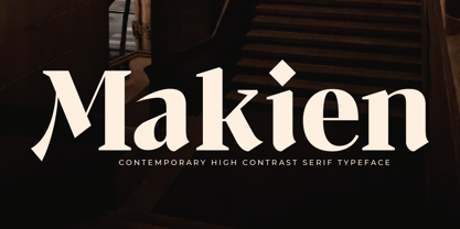 Makien Font Poster 1