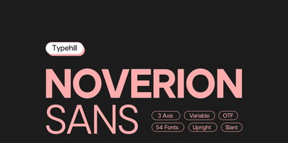 Noverion Sans Font Poster 1