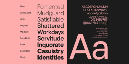Noverion Sans Font Poster 10