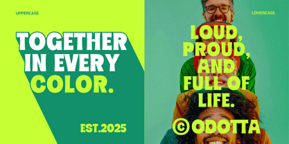 Odotta Font Poster 7