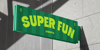 Odotta Font Poster 8