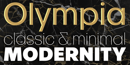 R41 Olympia Font Poster 6