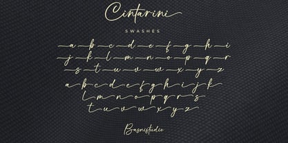 Cintarini Font Poster 13