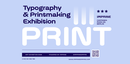 Bisteron Font Poster 5