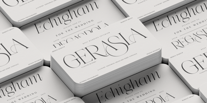 Editorial Ghaslaro Font Poster 3