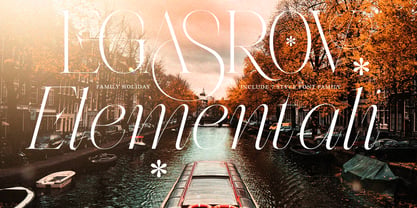 Editorial Ghaslaro Font Poster 8