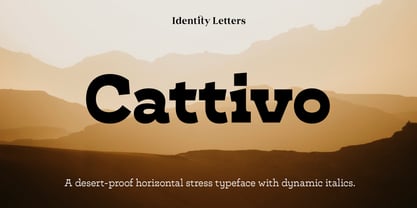 Cattivo Font Poster 1