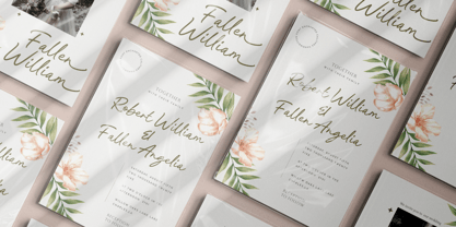 Enchanted Calithea Font Poster 2