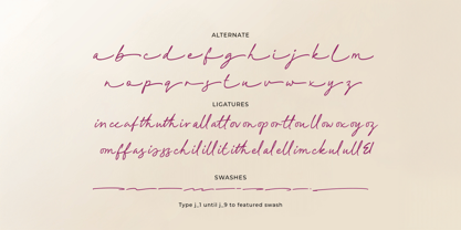 Enchanted Calithea Font Poster 12