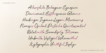 Enchanted Calithea Font Poster 4