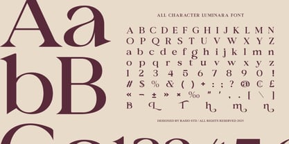 Luminara Font Poster 2