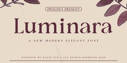 Luminara Font Poster 1