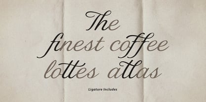 MC De Lesa Paquetts Font Poster 4