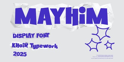 Mayhim Font Poster 1