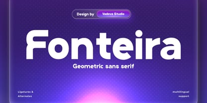 Fonteira Font Poster 1