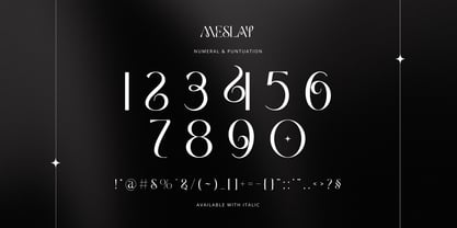 Meslay Font Poster 13
