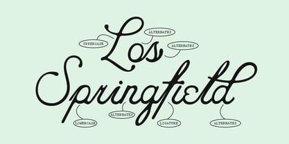 Luminense Script Font Poster 10