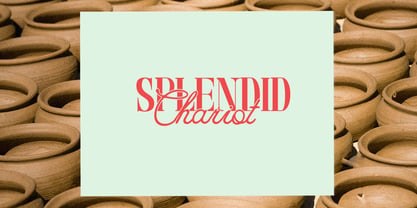Luminense Script Font Poster 3