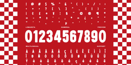 Lomareta Font Poster 3