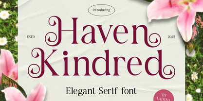 Haven Kindred Font Poster 1
