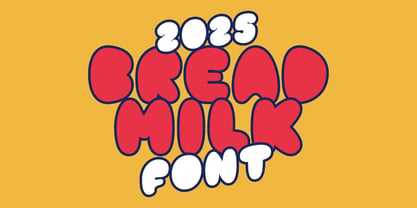 Bread Milk Font Poster 1