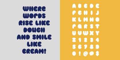 Bread Milk Font Poster 5