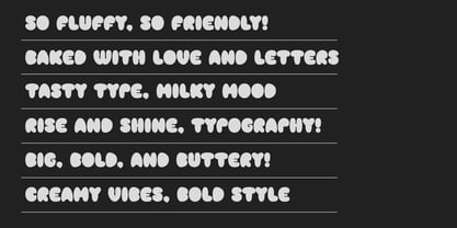 Bread Milk Font Poster 4