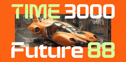 Digital Galaxy Font Poster 14