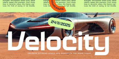 Digital Galaxy Font Poster 2