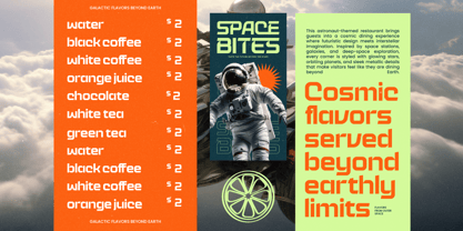 Digital Galaxy Font Poster 11