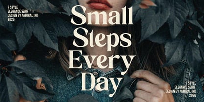 Milver Light Walking Font Poster 7