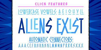 Aztech Font Poster 3