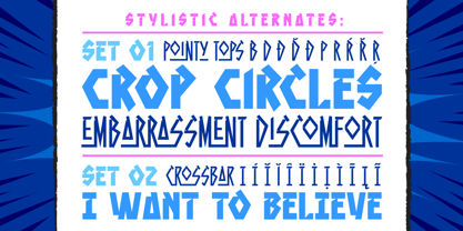 Aztech Font Poster 4