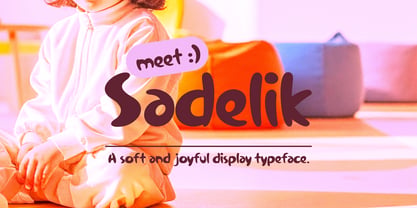 Sadelik Font Poster 1